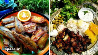 غذای محلی در اقامتگاه بوم گردی دیلمای -روستای تازه آباد سیاهکل-استان گیلان